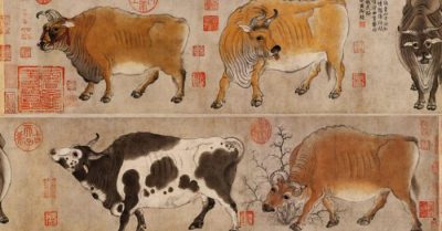 Thưởng thức và phân tích bức “Ngũ Ngưu đồ” của Hàn Hoảng thời Đường