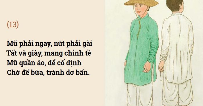 Phép tắc người con – Bài 13: Mũ phải ngay