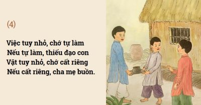 Phép tắc người con – Bài 4: Việc nhỏ