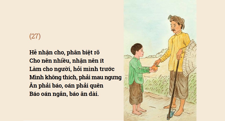 Phép tắc người con – Bài 27: Nhận cho, phân biệt