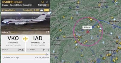 Khác thường! Chuyên cơ riêng của Tổng thống Putin tới Washington gây chú ý