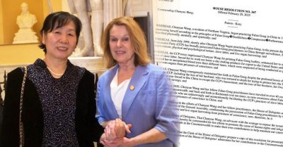 Hạ nghị viện Virginia thông qua Nghị quyết tuyên dương học viên Pháp Luân Công