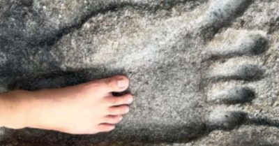 Người khổng lồ hiện thân? Dấu chân khổng lồ lưu lại trên khắp thế giới