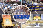 20 tháng 7, nhiều nơi trên thế giới tổ chức đại diễu hành phản đối cuộc bức hại Pháp Luân Công