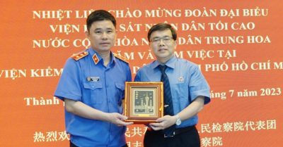 Viện kiểm sát TP.HCM trao đổi kinh nghiệm giải quyết các loại án với đoàn Trung Quốc