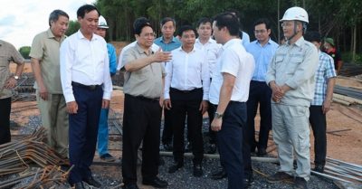 Lãnh đạo Chính phủ khảo sát thực địa các tuyến cao tốc tại Quảng Trị