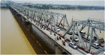 Hà Nội: Nước sông Hồng dâng cao, hạn chế xe qua cầu Chương Dương