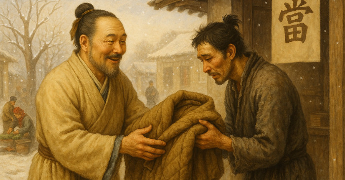 Hàng xóm mượn tiền không trả, lòng khoan dung giúp phú ông tránh được hoạ lớn