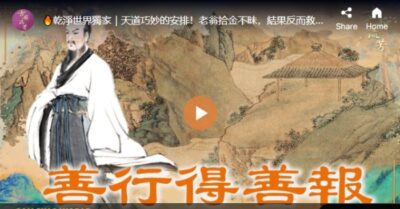 Lão ông nhặt được của rơi không tham, kết quả cứu được chính con trai mình