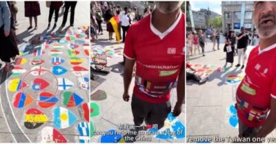 Du khách Trung Quốc bỏ tiền mời họa sĩ đường phố Đức vẽ cờ năm sao, kết quả thật bất ngờ