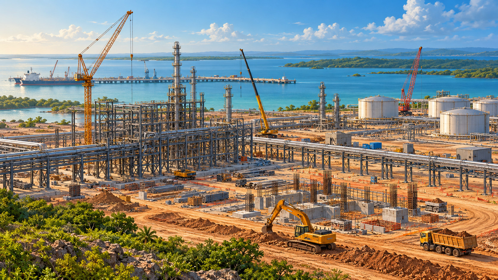 Kenya động thổ dự án lọc dầu 16 tỷ USD ở Lamu