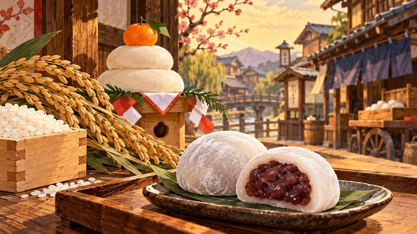 Từ bánh dâng dịp năm mới đến món ngọt thường ngày: Hành trình của daifuku Nhật Bản