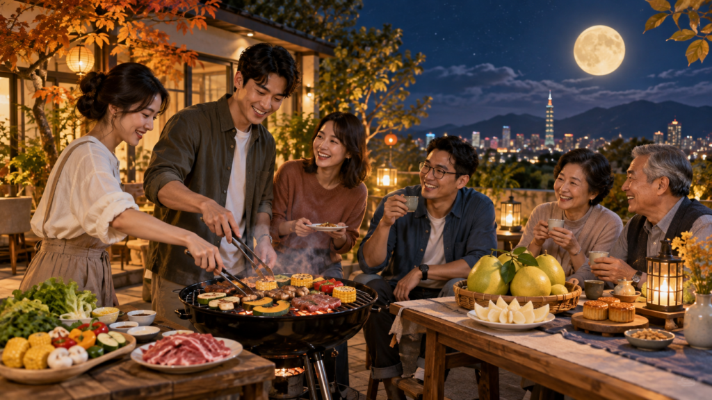 Vì sao người Đài Loan quây quần bên bếp nướng trong đêm Trung thu?