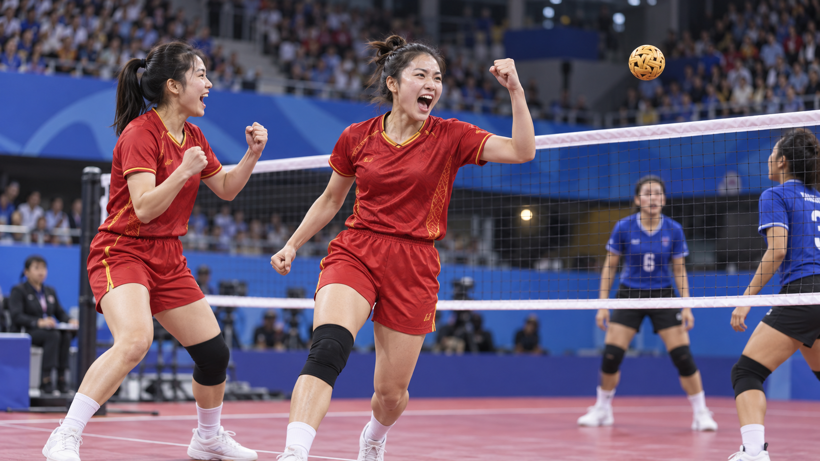 Cầu mây nữ Việt Nam giành HCV ASIAD sau 20 năm chờ đợi