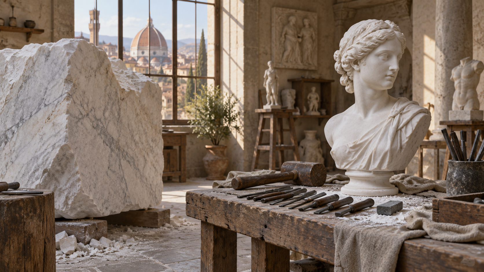 Từ nông trại đến Florence: hành trình thành danh của nhà điêu khắc Hiram Powers