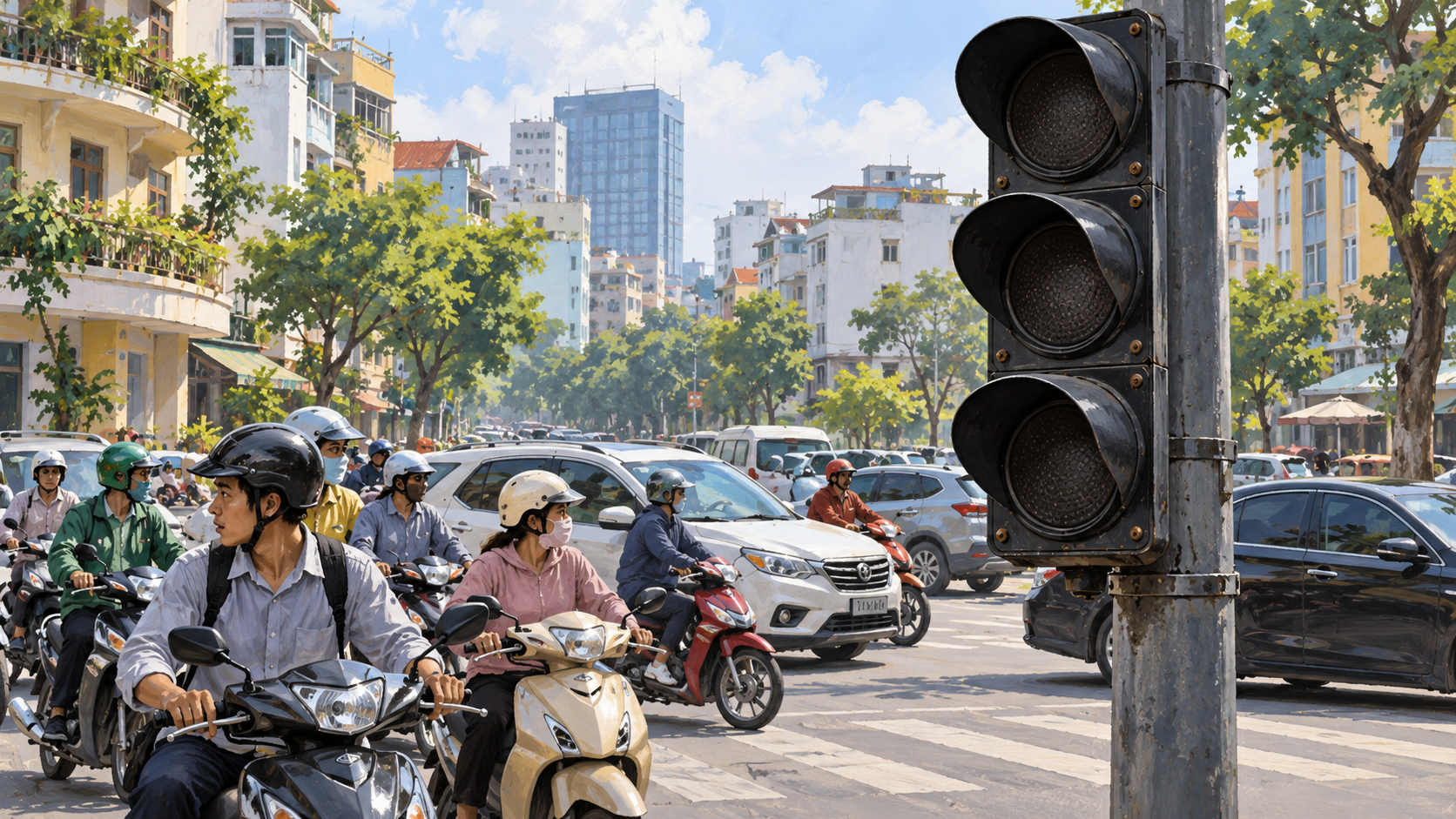 Cục CSGT: Không xử phạt vượt đèn đỏ khi đèn tín hiệu bị lỗi