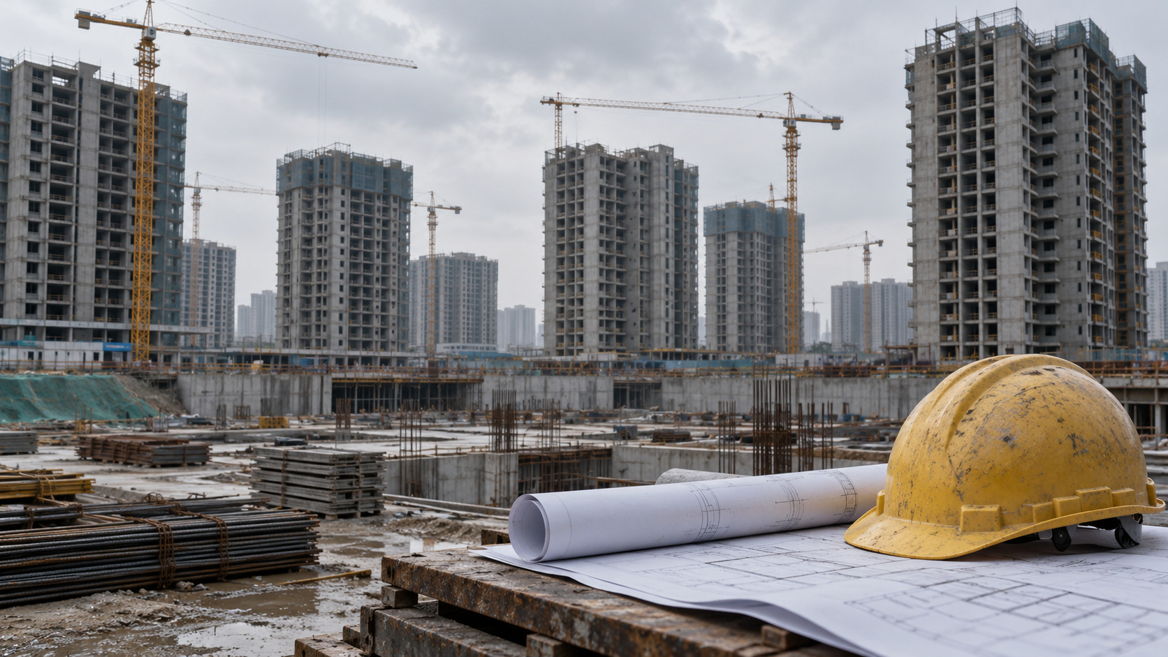Dự án xây dựng co lại ở Trung Quốc, kỹ sư và công nhân chịu sức ép việc làm