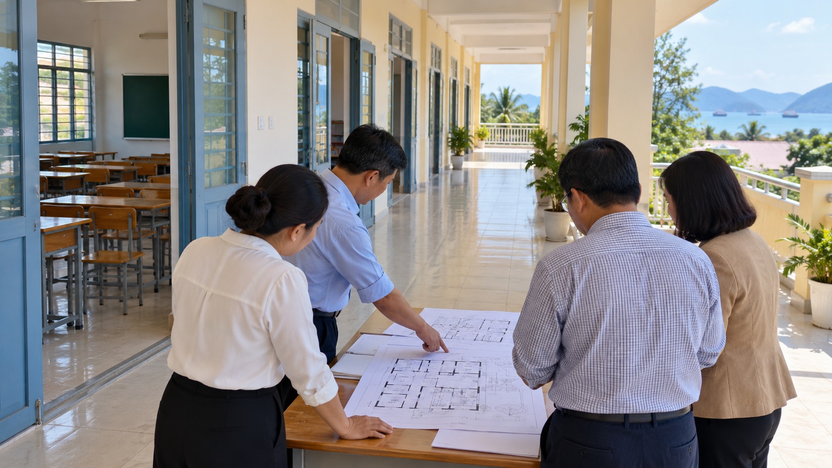 Nam Nha Trang đề xuất tổ chức lại ba trường thành bảy hoặc tám trường
