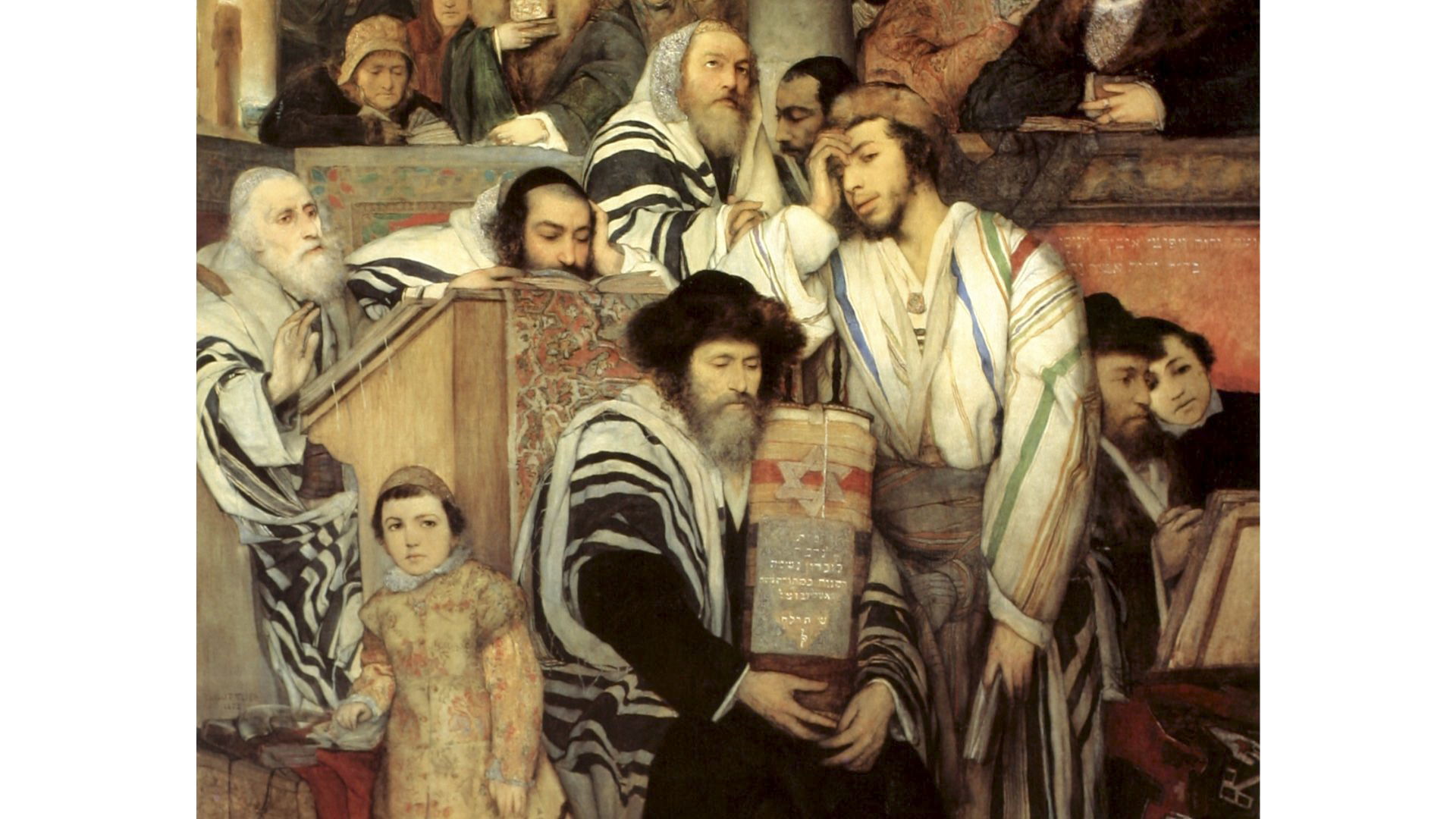 Gottlieb và vẻ trang nghiêm trong tranh cầu nguyện ngày Yom Kippur