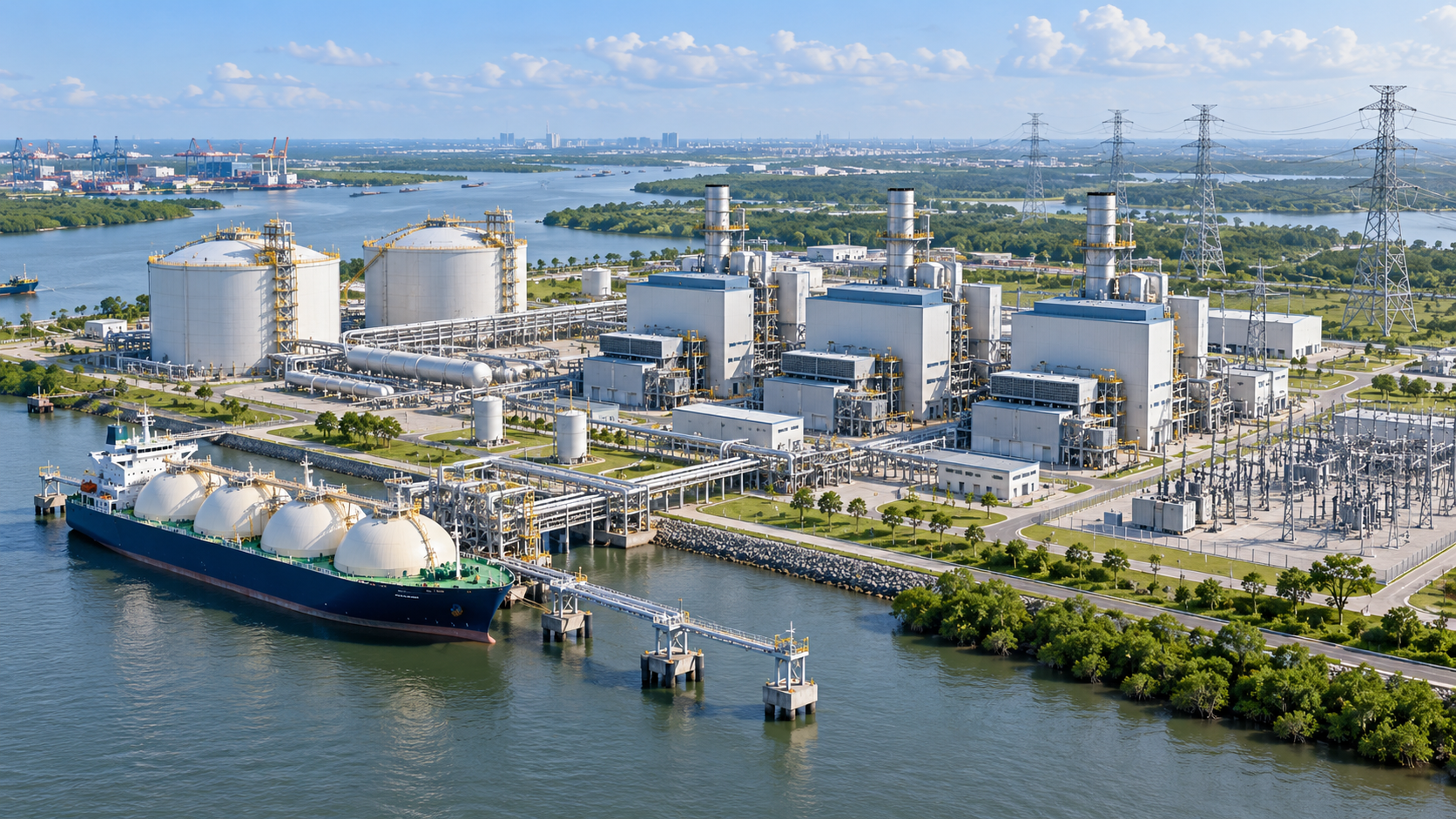 Điện khí LNG Hiệp Phước dự kiến vận hành ba tổ máy cuối năm 2028