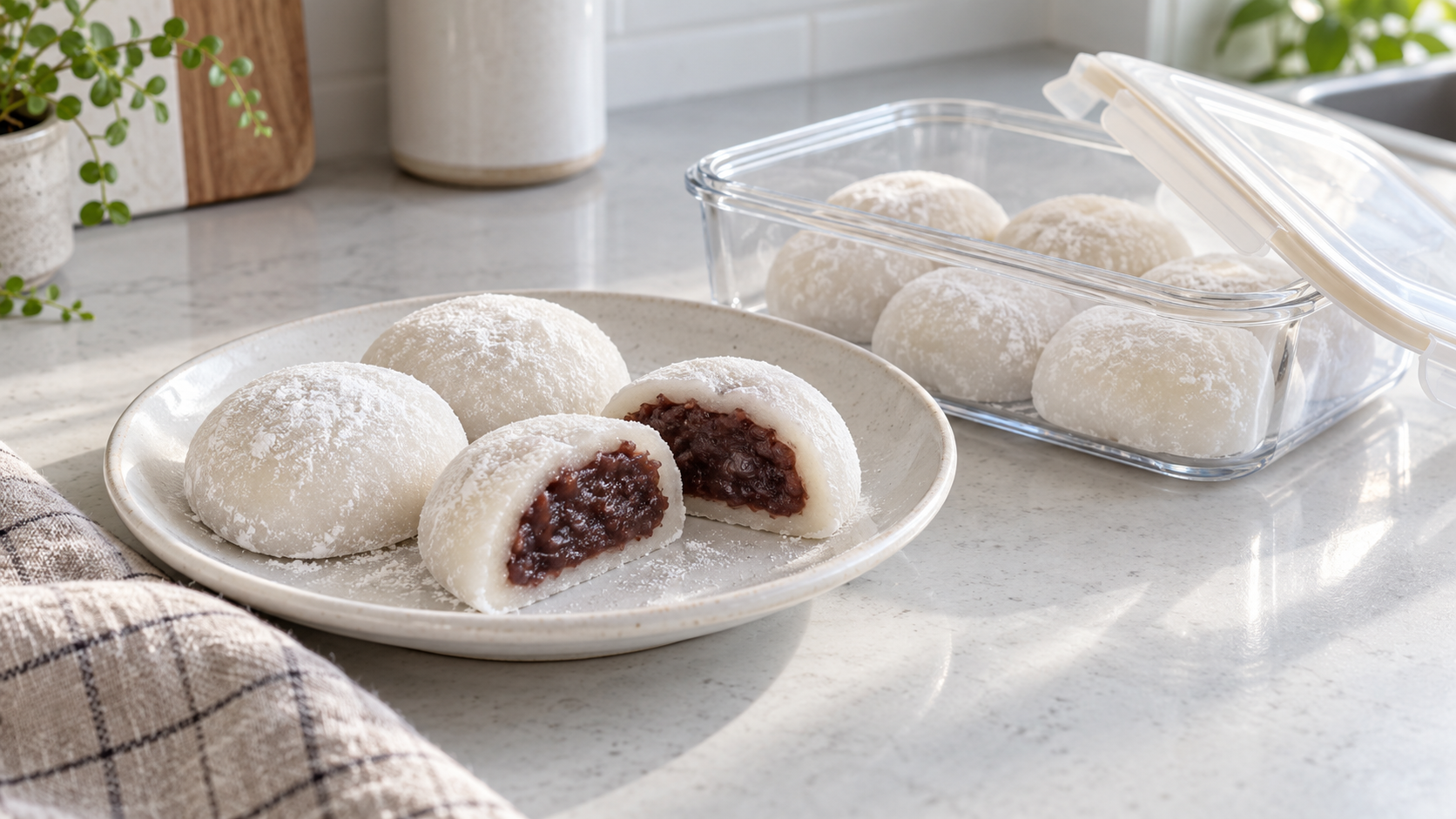 Bảo quản mochi: Đọc nhãn trước khi chọn ngăn mát hay ngăn đông