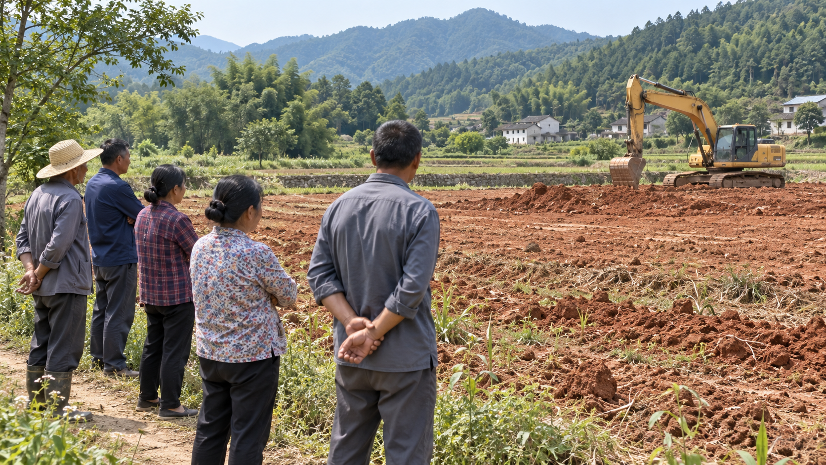 Tranh chấp đất ở Quảng Tây: Người dân nói bị xịt bột chữa cháy và chất cay