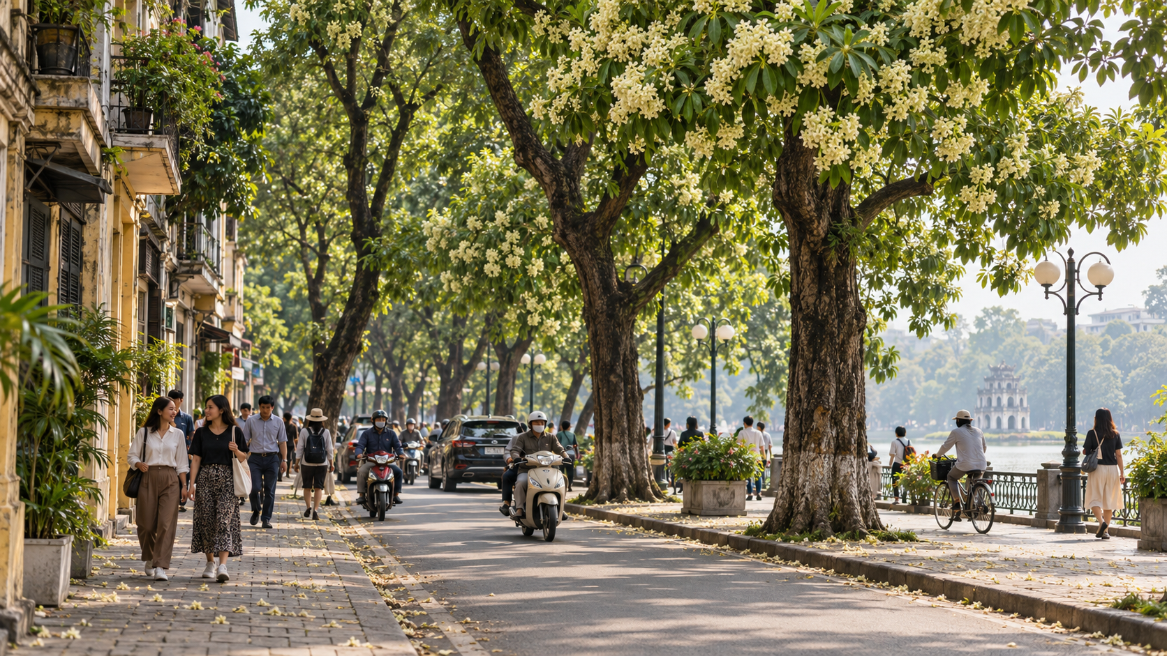 Hà Nội lấy ý kiến dân về mật độ cây hoa sữa, chưa quyết định thay đồng loạt