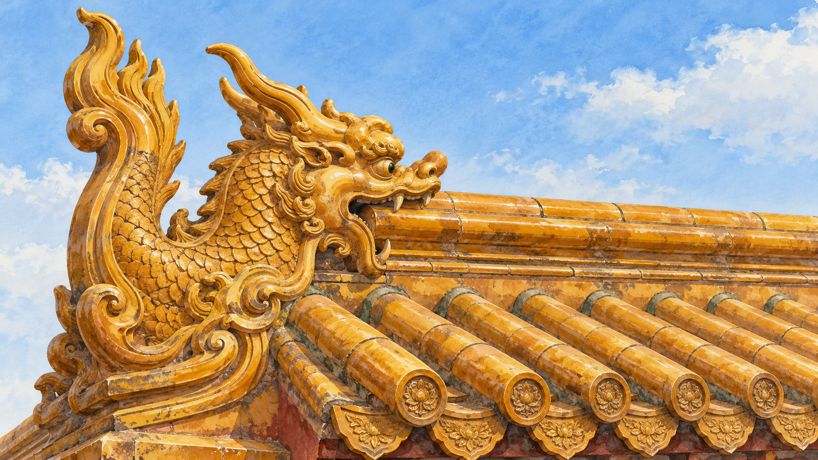 Vì sao hai đầu nóc Cố Cung có linh thú há miệng?