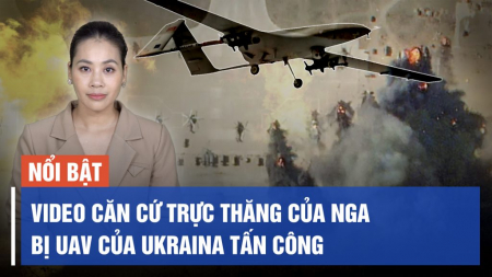 Video cho thấy căn cứ trực thăng của Nga ở thành phố Sochi bị tấn công