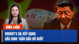 Moody's hạ xếp hạng trái phiếu chính phủ: Quan chức Tài chính Trung Quốc ‘giấu đầu hở đuôi’