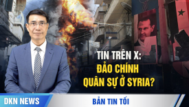 Tin trên X: Đảo chính quân sự ở thủ đô, Tổng thống Syria bay tới Mát-xcơ-va cùng gia đình?