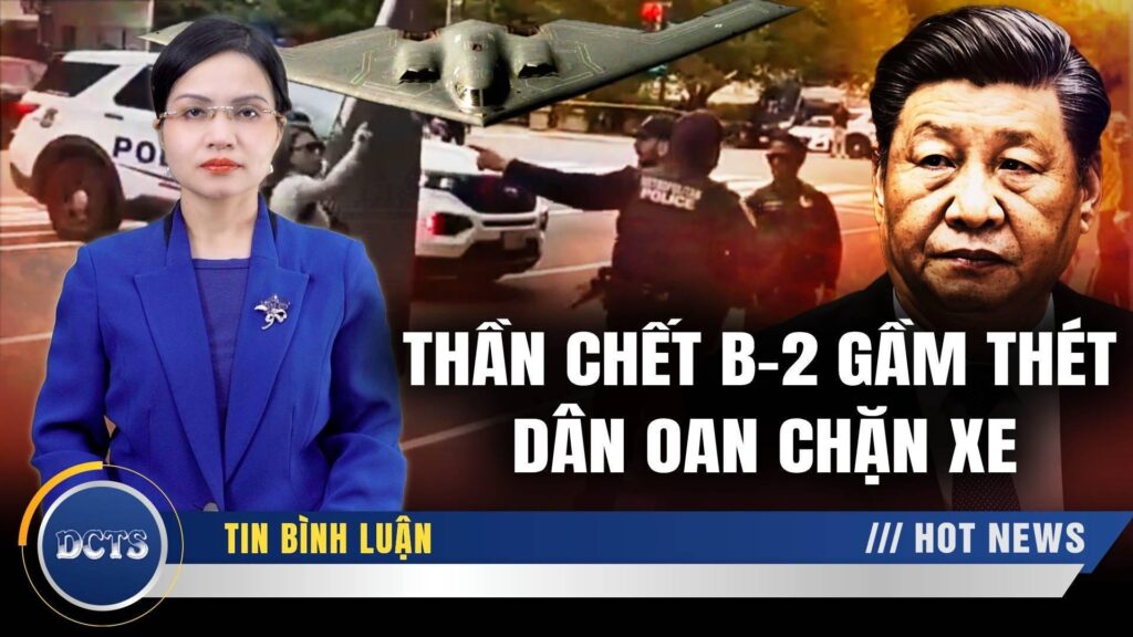 Thần chết B-2 gầm thét, dân oan chặn xe: Thiên la địa võng bủa vây Tập Cận Bình trên đất Mỹ